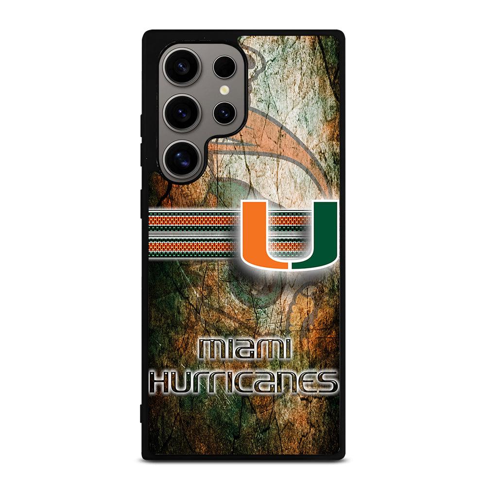 MIAMI HURRICANES NFL 3 Samsung Galaxy S24 Ultra Case Cover