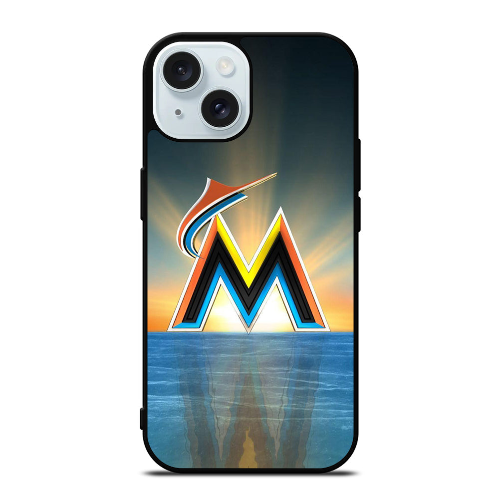MIAMI MARLINS BASEBALL 1 iPhone 15 Case Cover