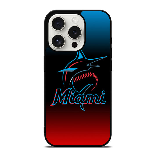 MIAMI MARLINS BASEBALL 2 iPhone 15 Pro Case Cover