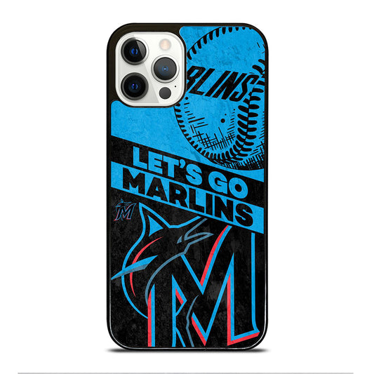 MIAMI MARLINS BASEBALL 3 iPhone 12 Pro Case Cover