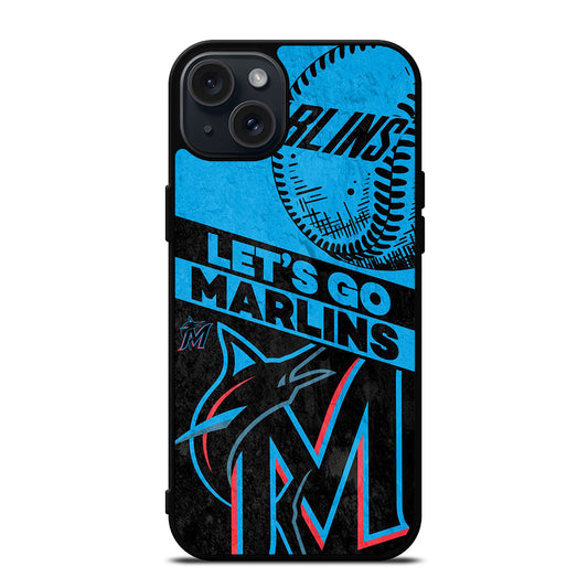 MIAMI MARLINS BASEBALL 3 iPhone 15 Plus Case Cover