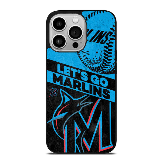 MIAMI MARLINS BASEBALL 3 iPhone 14 Pro Case Cover