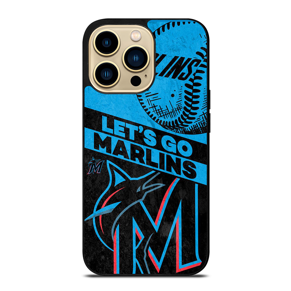 MIAMI MARLINS BASEBALL 3 iPhone 14 Pro Max Case Cover