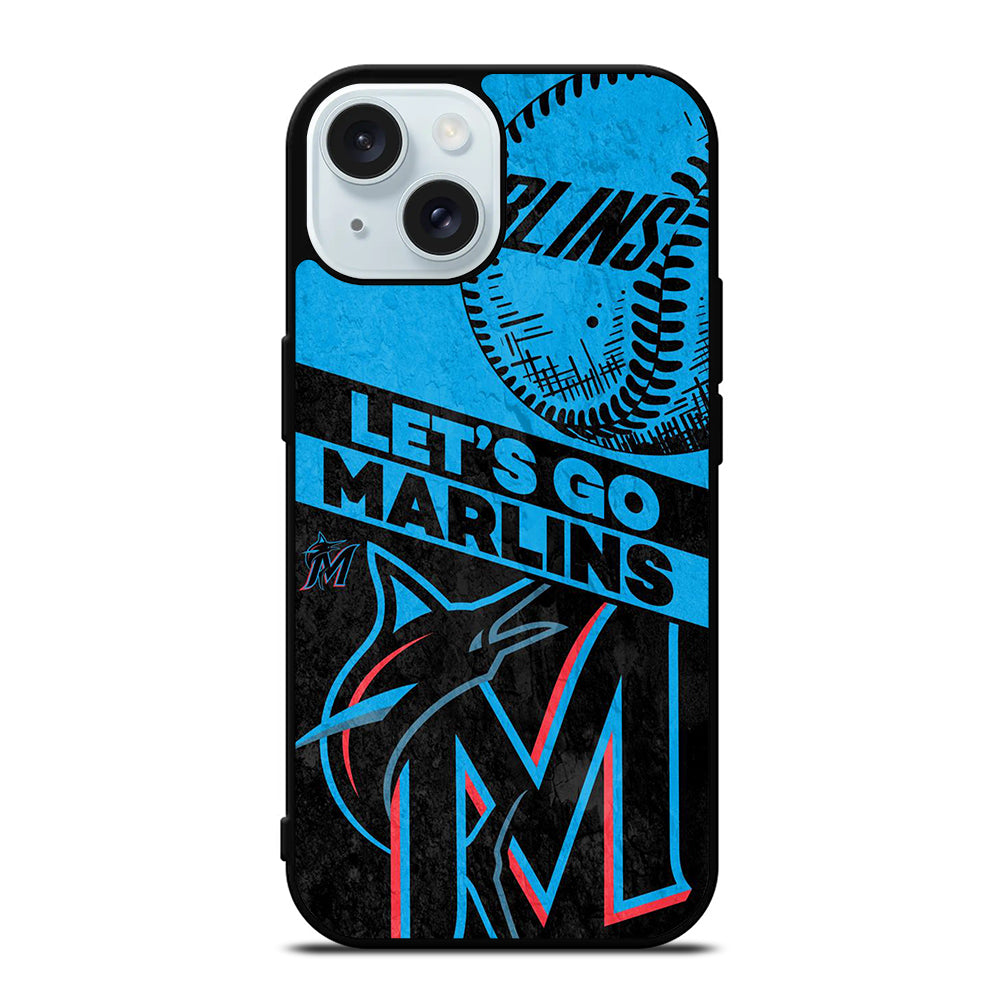 MIAMI MARLINS BASEBALL 3 iPhone 15 Case Cover