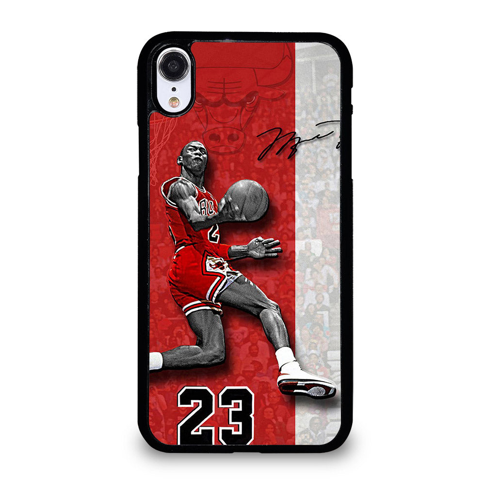 MICHAEL JORDAN 23 CHICAGO BULLS iPhone XR Case Cover