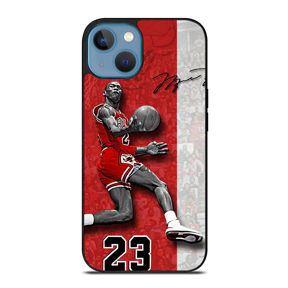 MICHAEL JORDAN 23 CHICAGO BULLS iPhone 13 Case Cover