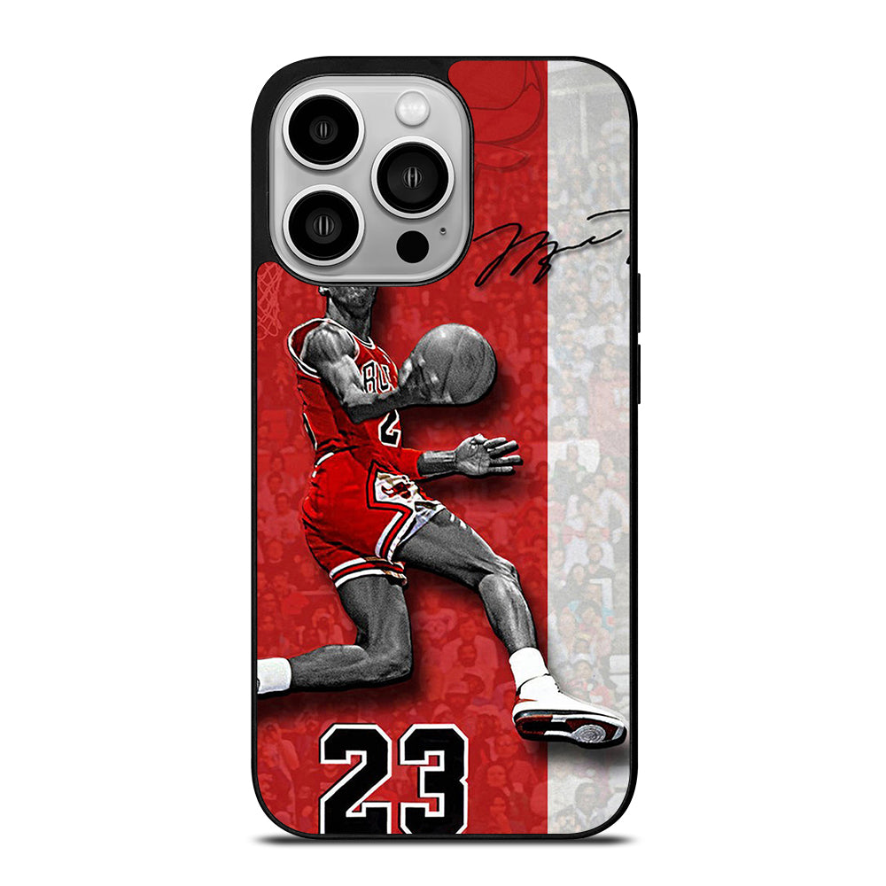 MICHAEL JORDAN 23 CHICAGO BULLS iPhone 14 Pro Case Cover