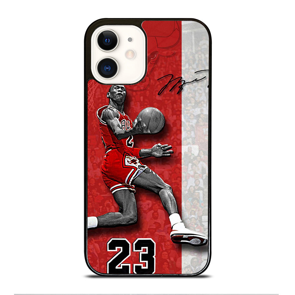 MICHAEL JORDAN 23 CHICAGO BULLS iPhone 12 Case Cover