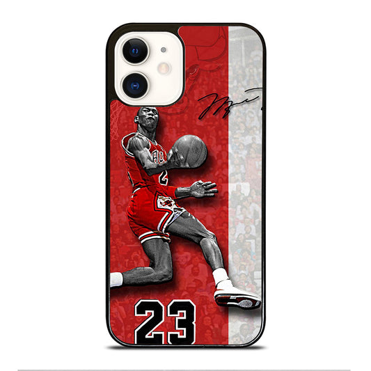 MICHAEL JORDAN 23 CHICAGO BULLS iPhone 12 Case Cover