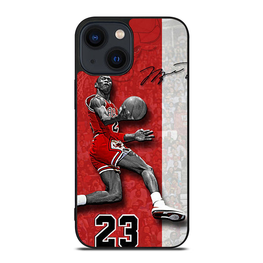 MICHAEL JORDAN 23 CHICAGO BULLS iPhone 14 Plus Case Cover