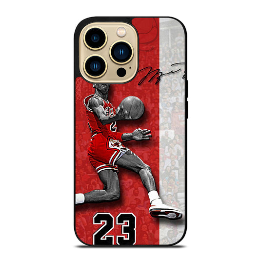 MICHAEL JORDAN 23 CHICAGO BULLS iPhone 14 Pro Max Case Cover