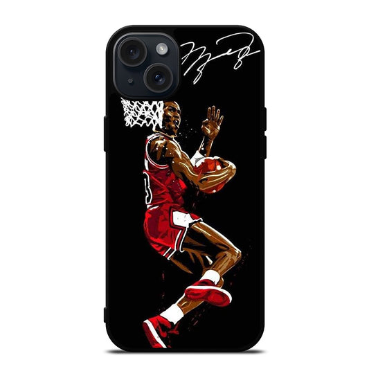 MICHAEL JORDAN ART iPhone 15 Plus Case Cover