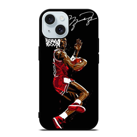 MICHAEL JORDAN ART iPhone 15 Case Cover