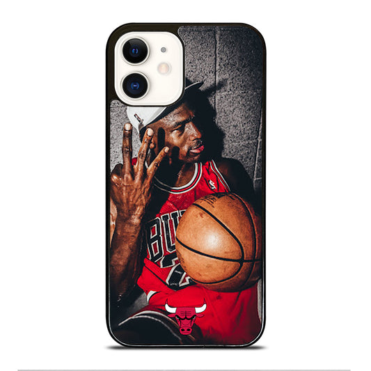 MICHAEL JORDAN BASKETBALL iPhone 12 Case Cover