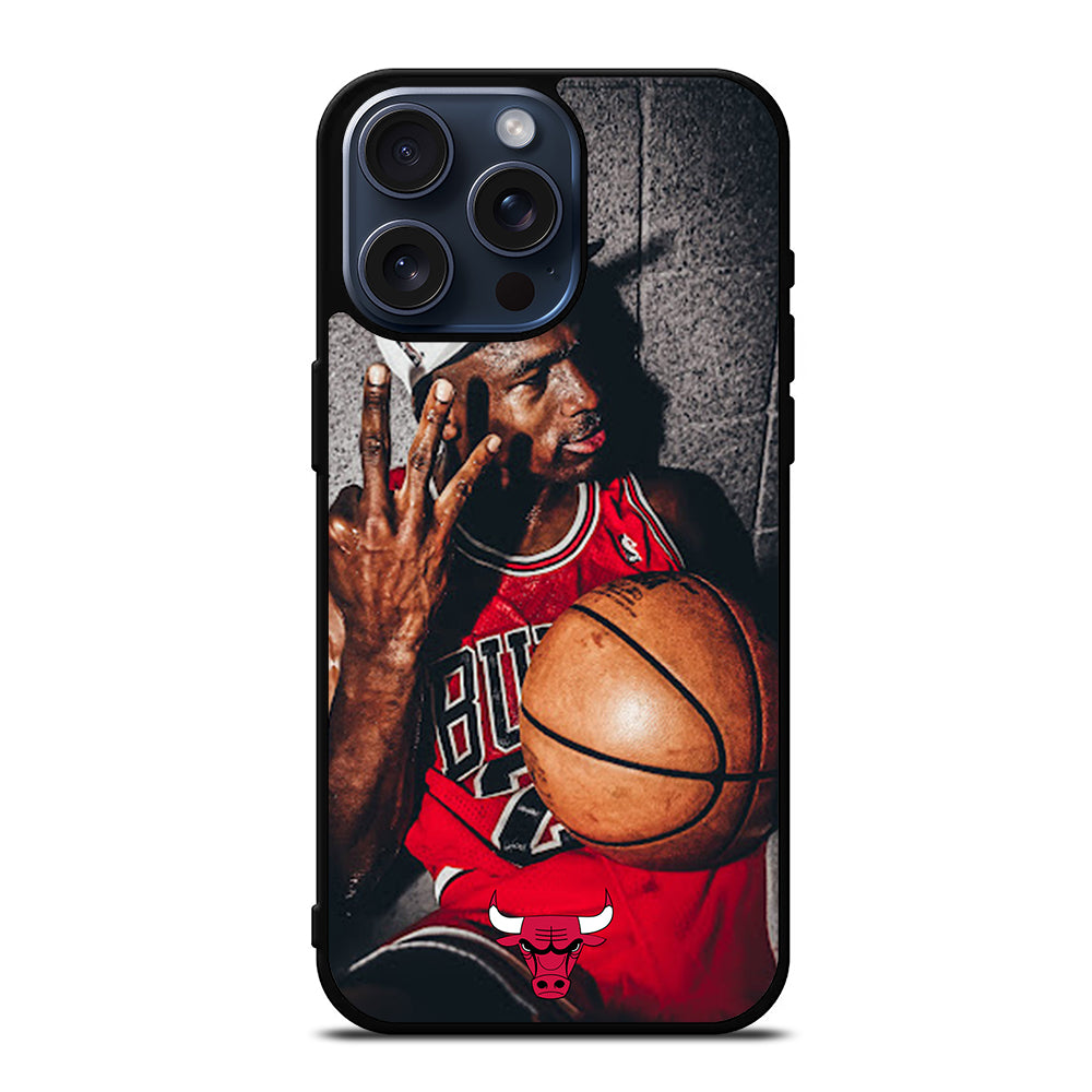 MICHAEL JORDAN BASKETBALL iPhone 15 Pro Max Case Cover
