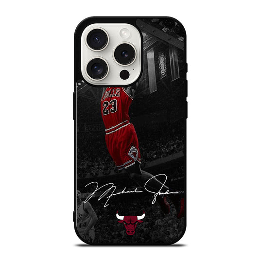 MICHAEL JORDAN DUNK SIGNATURE iPhone 15 Pro Case Cover