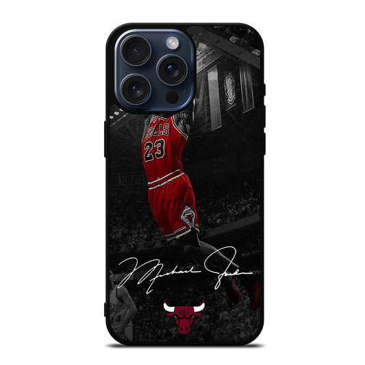 MICHAEL JORDAN DUNK SIGNATURE iPhone 15 Pro Max Case Cover