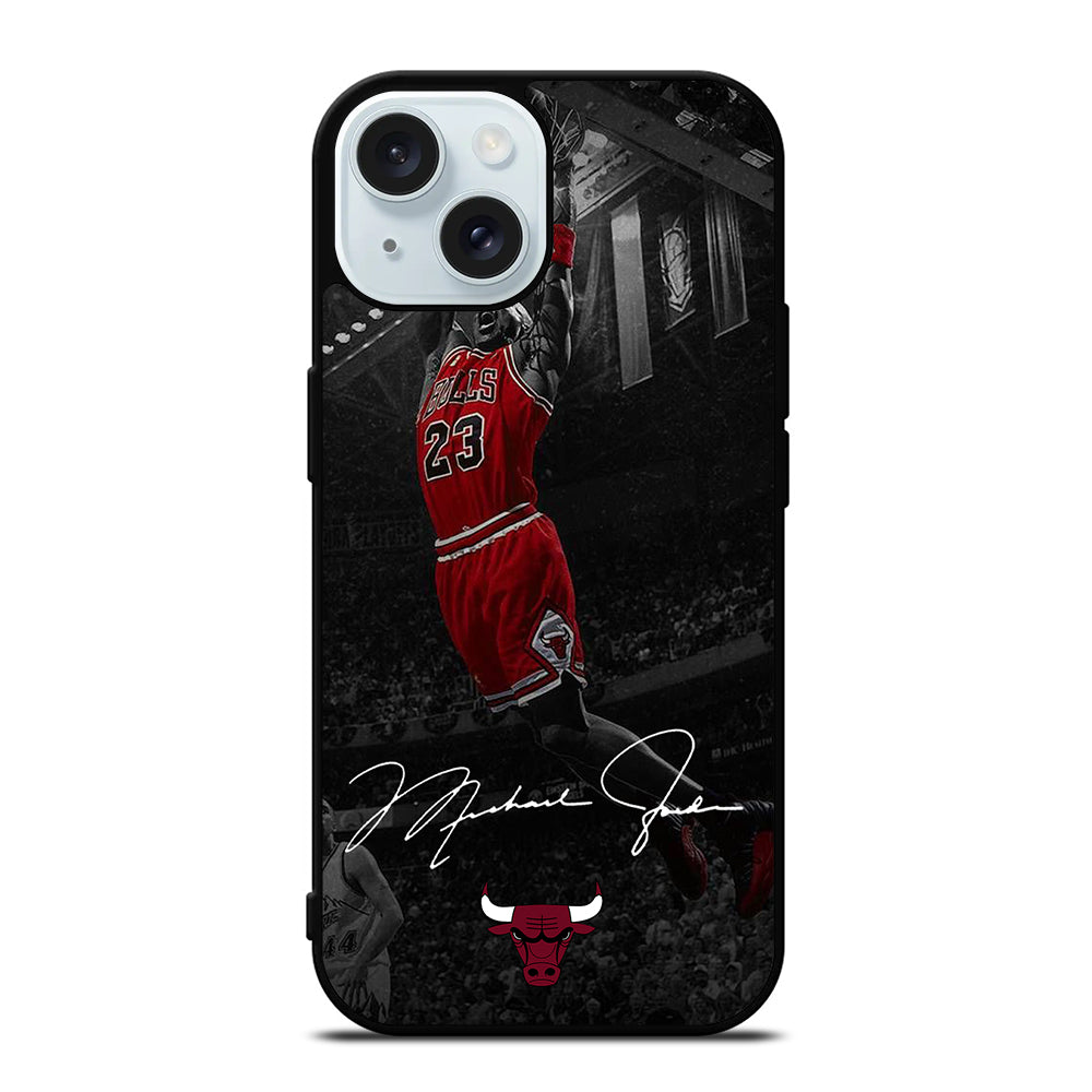 MICHAEL JORDAN DUNK SIGNATURE iPhone 15 Case Cover