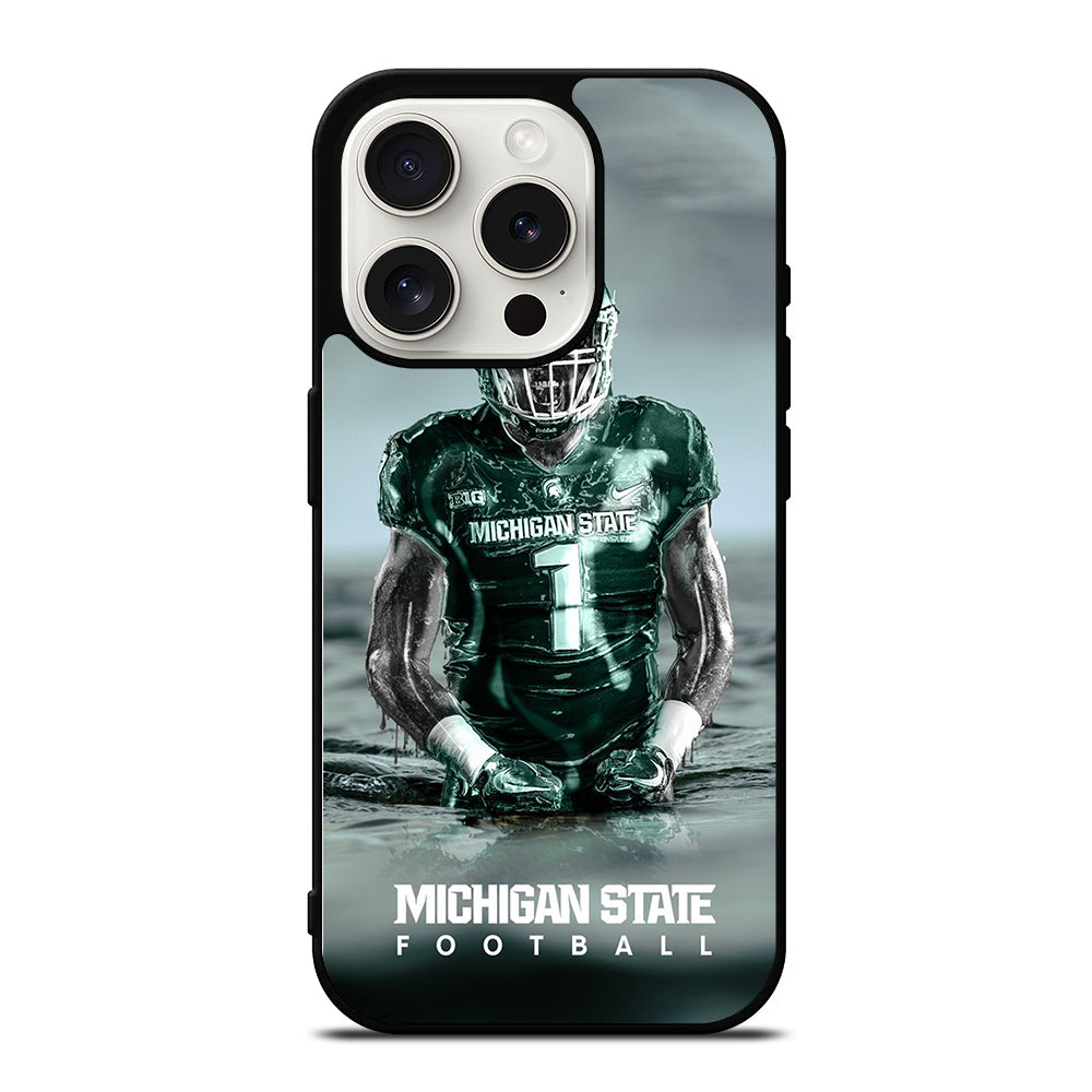 MICHIGAN STATE SPARTANS FOOTBALL iPhone 15 Pro Case Cover