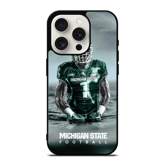 MICHIGAN STATE SPARTANS FOOTBALL iPhone 15 Pro Case Cover