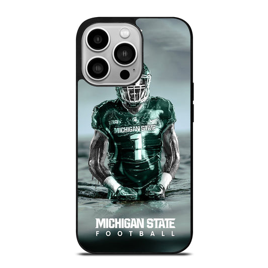 MICHIGAN STATE SPARTANS FOOTBALL iPhone 14 Pro Case Cover
