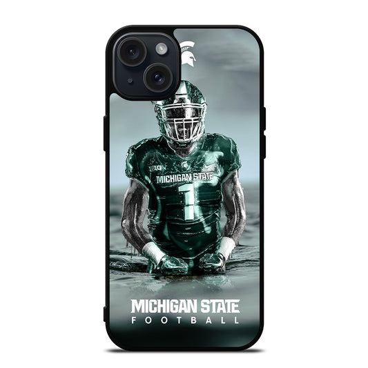 MICHIGAN STATE SPARTANS FOOTBALL iPhone 15 Plus Case Cover