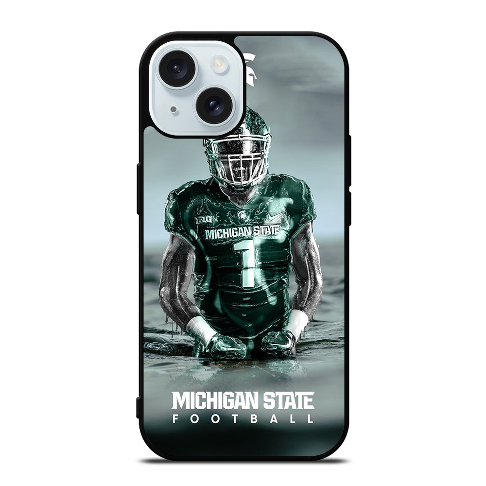 MICHIGAN STATE SPARTANS FOOTBALL iPhone 15 Case Cover