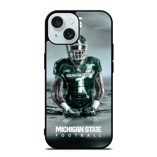MICHIGAN STATE SPARTANS FOOTBALL iPhone 15 Case Cover