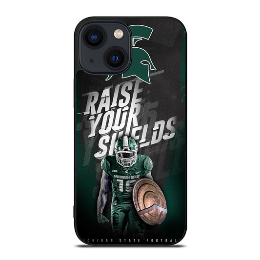 MICHIGAN STATE SPARTANS QUOTE iPhone 14 Plus Case Cover