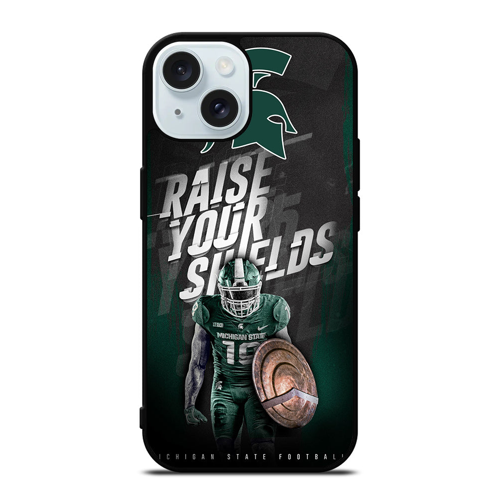 MICHIGAN STATE SPARTANS QUOTE iPhone 15 Case Cover