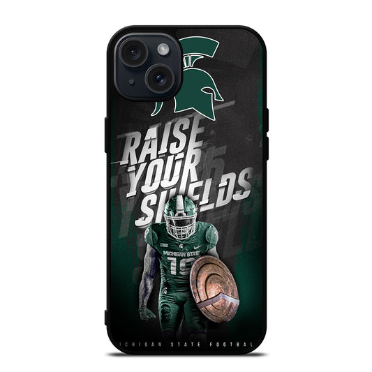 MICHIGAN STATE SPARTANS QUOTE iPhone 15 Plus Case Cover