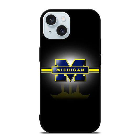 MICHIGAN WOLVERINES FOOTBALL 1 iPhone 15 Case Cover
