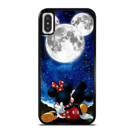 MICKEY AND MINNIE MOUSE MOON iPhone X / XS Case Cover