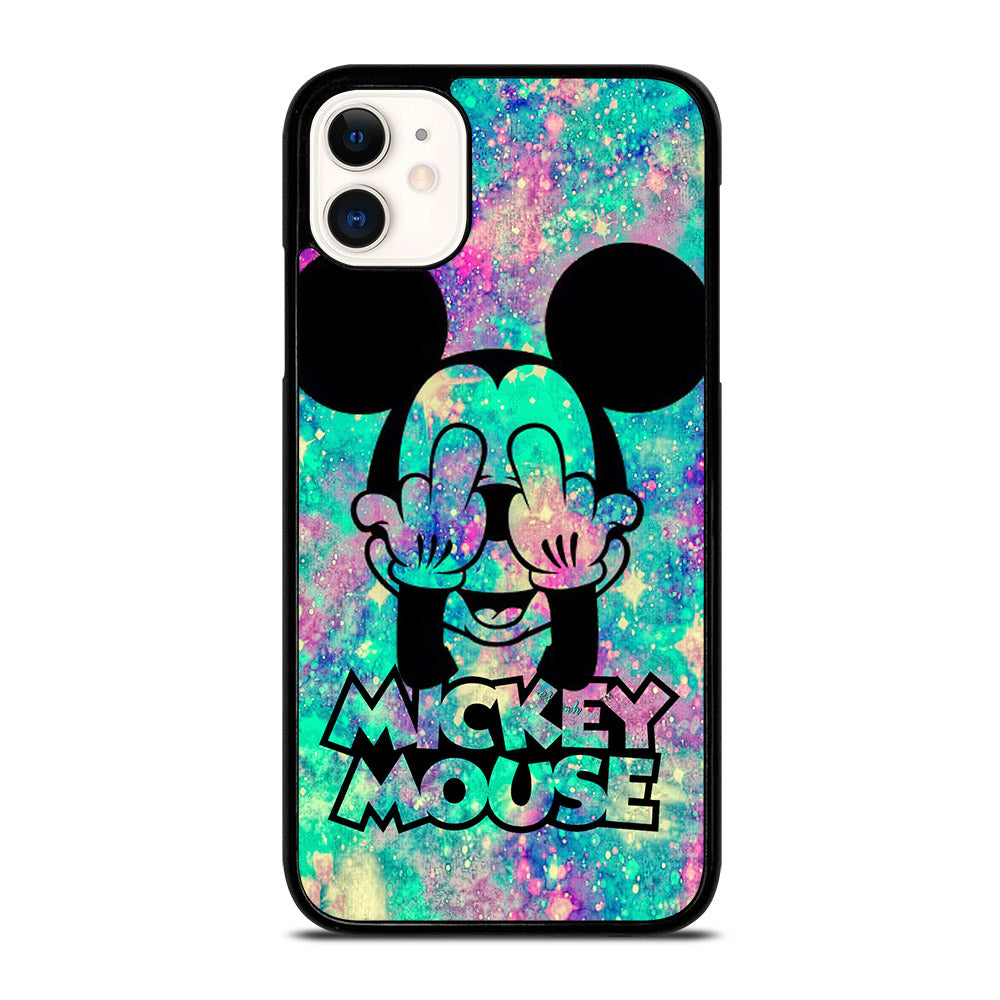 MICKEY MOUSE MIDDLE FINGER iPhone 11 Case Cover