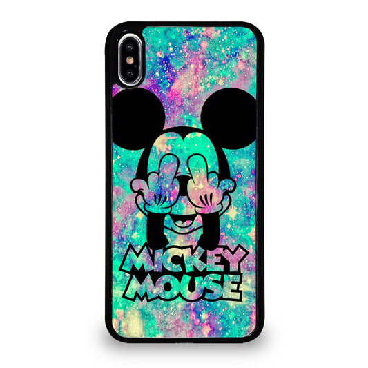 MICKEY MOUSE MIDDLE FINGER iPhone XS Max Case Cover