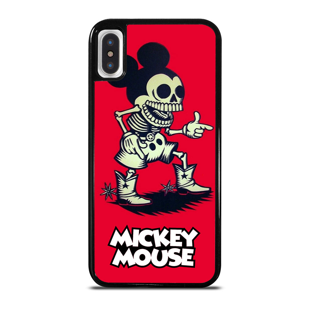 MICKEY MOUSE SKULL iPhone X / XS Case Cover