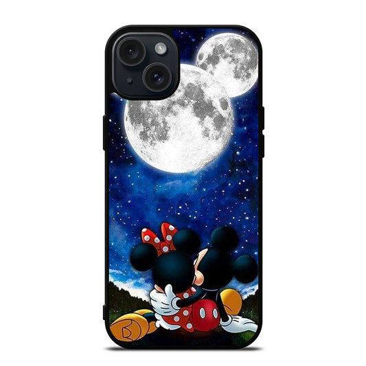 MICKEY AND MINNIE MOUSE MOON iPhone 15 Plus Case Cover