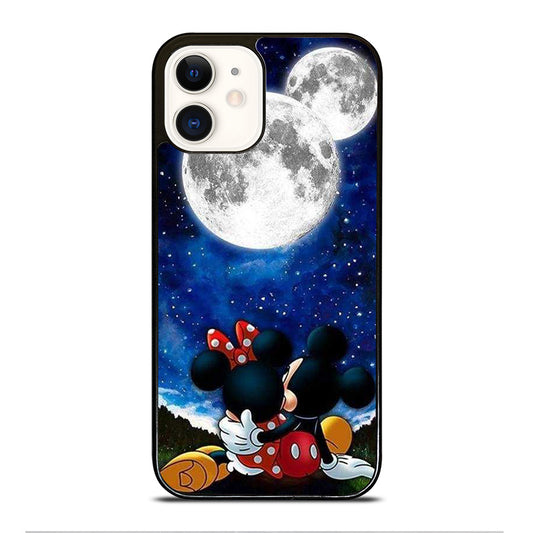 MICKEY AND MINNIE MOUSE MOON iPhone 12 Case Cover