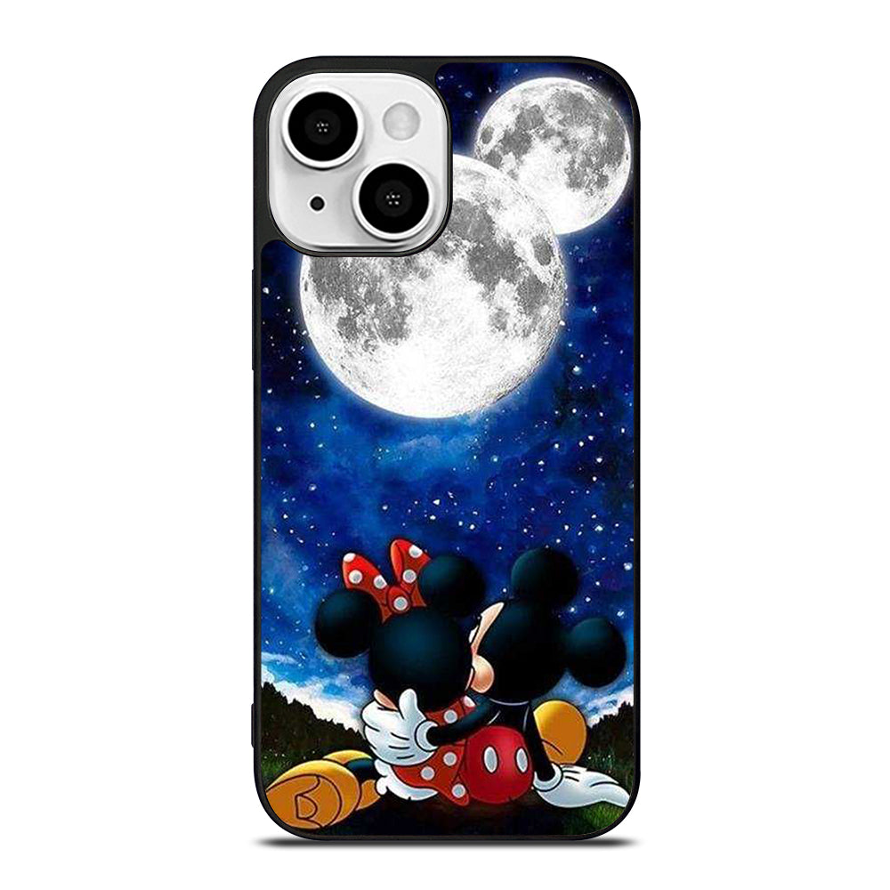 MICKEY AND MINNIE MOUSE MOON iPhone 13 Mini Case Cover