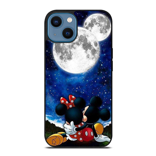 MICKEY AND MINNIE MOUSE MOON iPhone 14 Case Cover