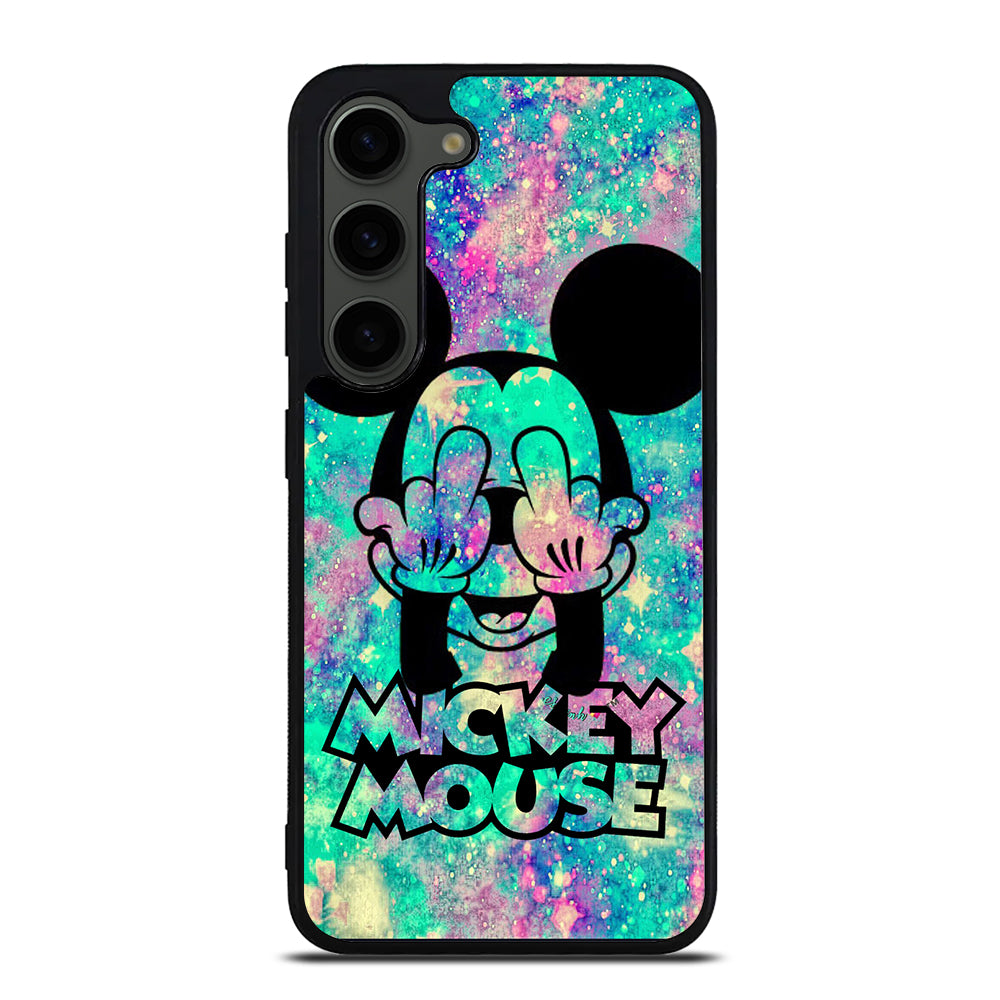 MICKEY MOUSE MIDDLE FINGER Samsung Galaxy S23 Plus Case Cover
