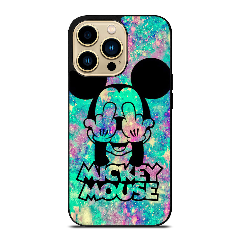 MICKEY MOUSE MIDDLE FINGER iPhone 14 Pro Max Case Cover