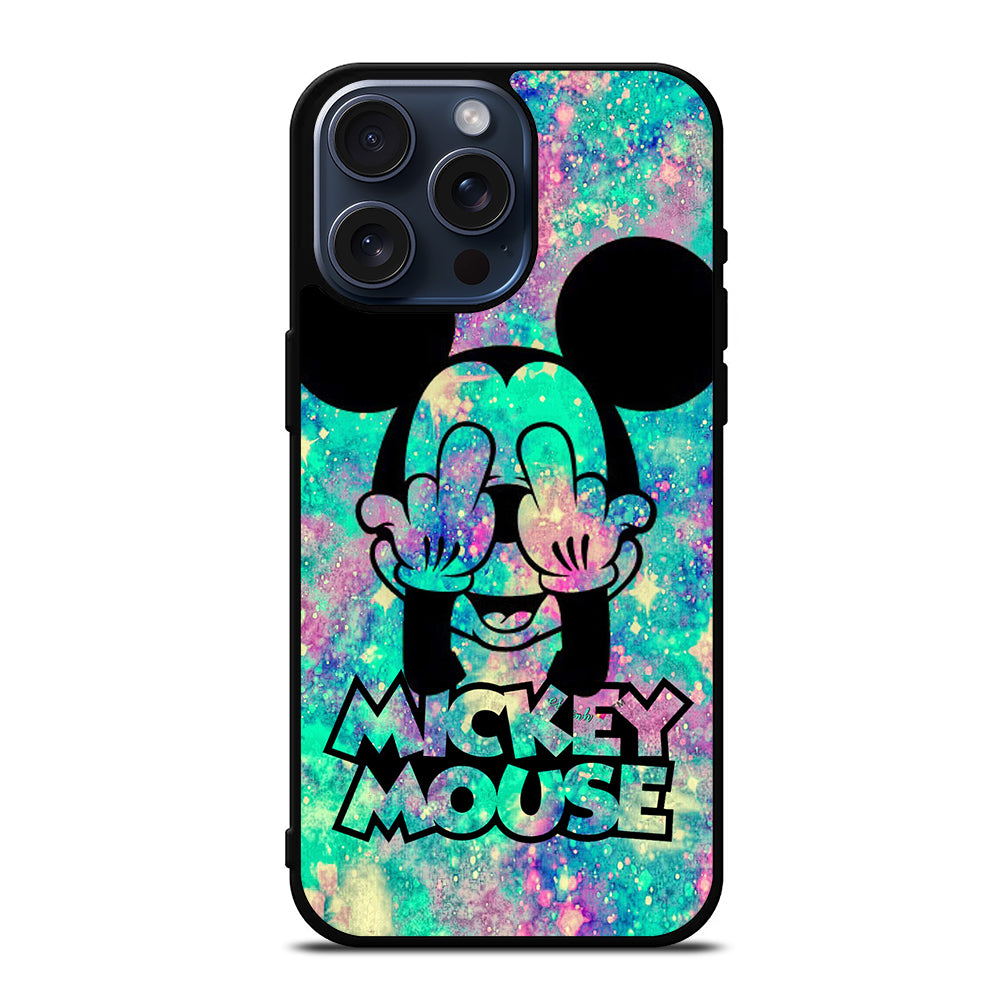 MICKEY MOUSE MIDDLE FINGER iPhone 15 Pro Max Case Cover