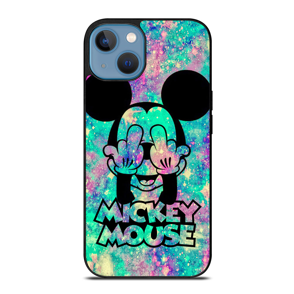 MICKEY MOUSE MIDDLE FINGER iPhone 13 Case Cover