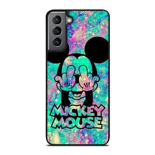 MICKEY MOUSE MIDDLE FINGER Samsung Galaxy S21 Plus Case Cover