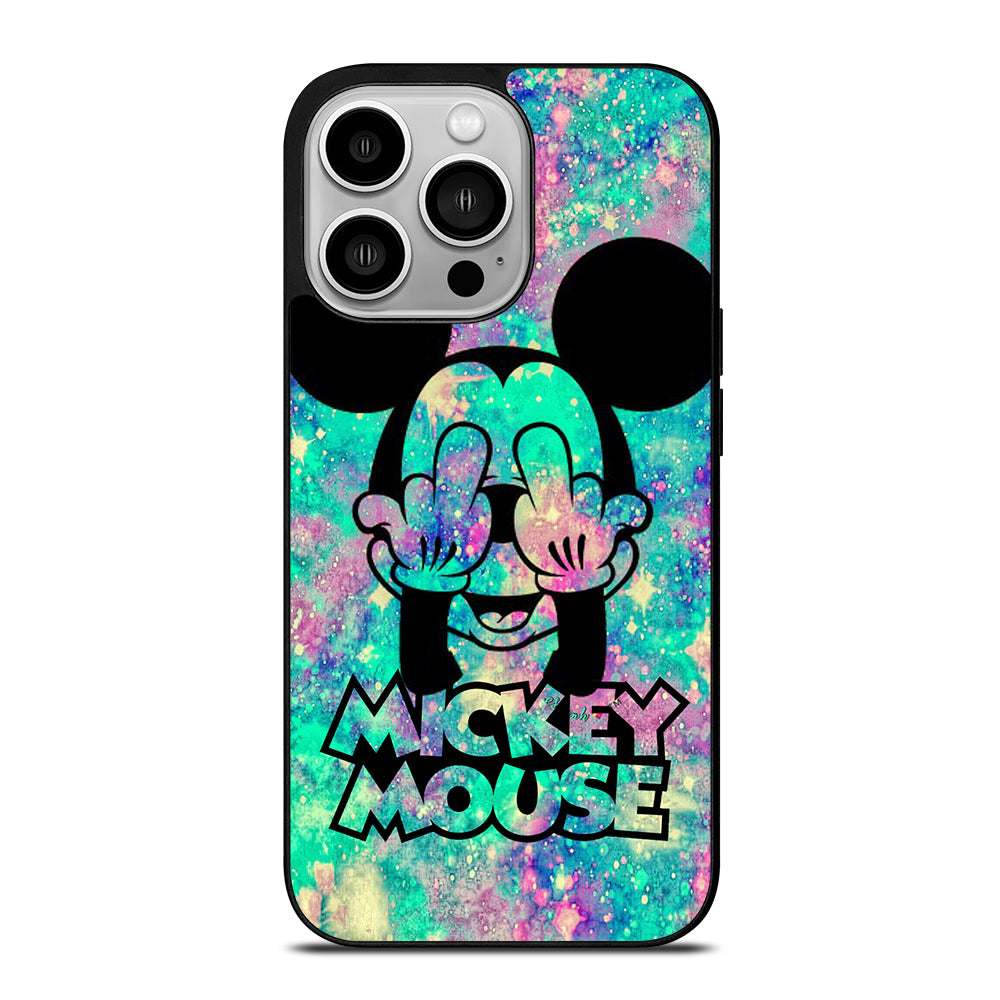 MICKEY MOUSE MIDDLE FINGER iPhone 14 Pro Case Cover