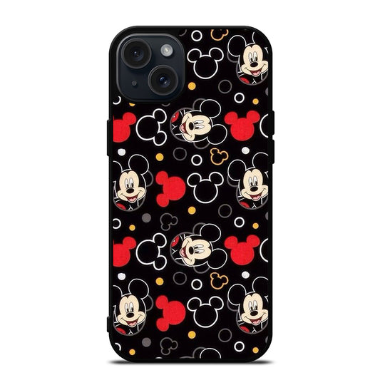MICKEY MOUSE PATTERN iPhone 15 Plus Case Cover