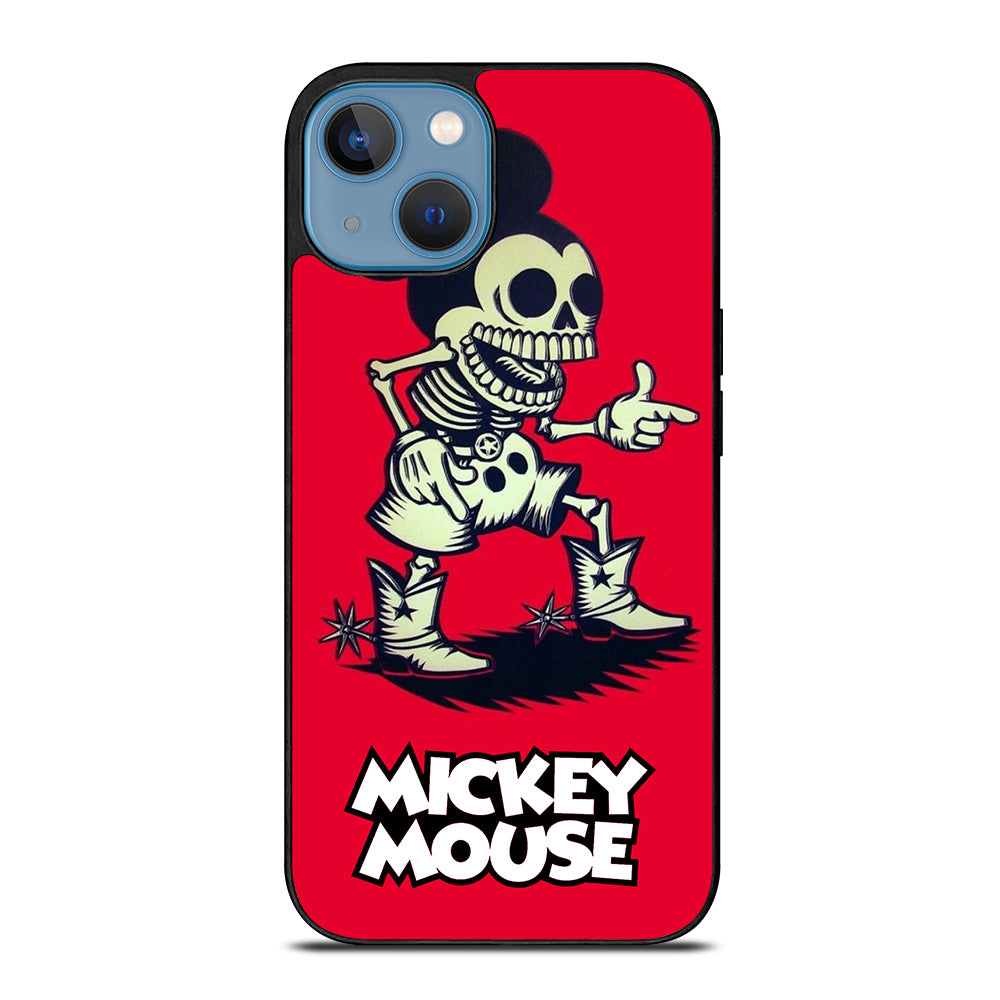 MICKEY MOUSE SKULL iPhone 13 Case Cover