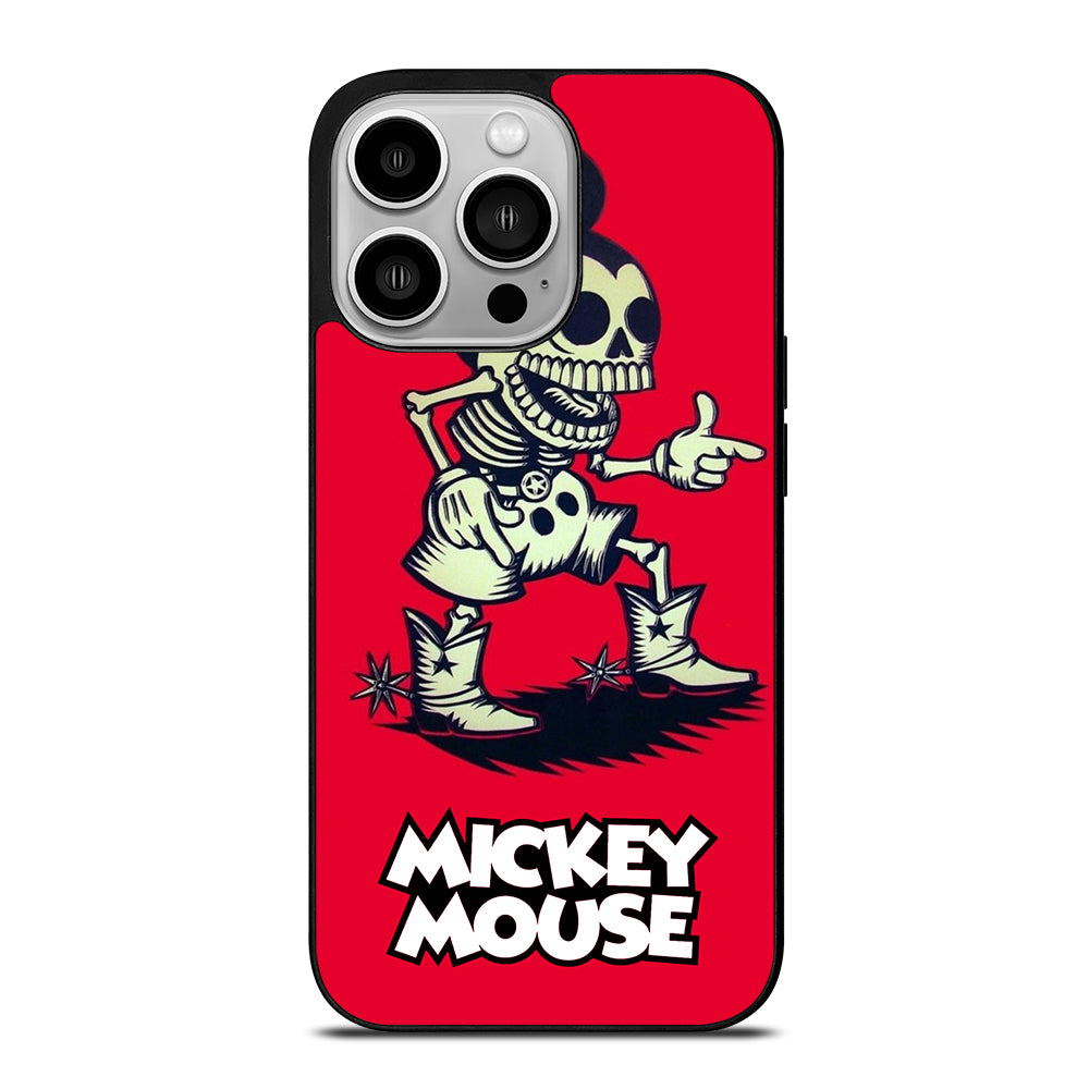MICKEY MOUSE SKULL iPhone 14 Pro Case Cover