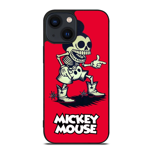 MICKEY MOUSE SKULL iPhone 14 Plus Case Cover
